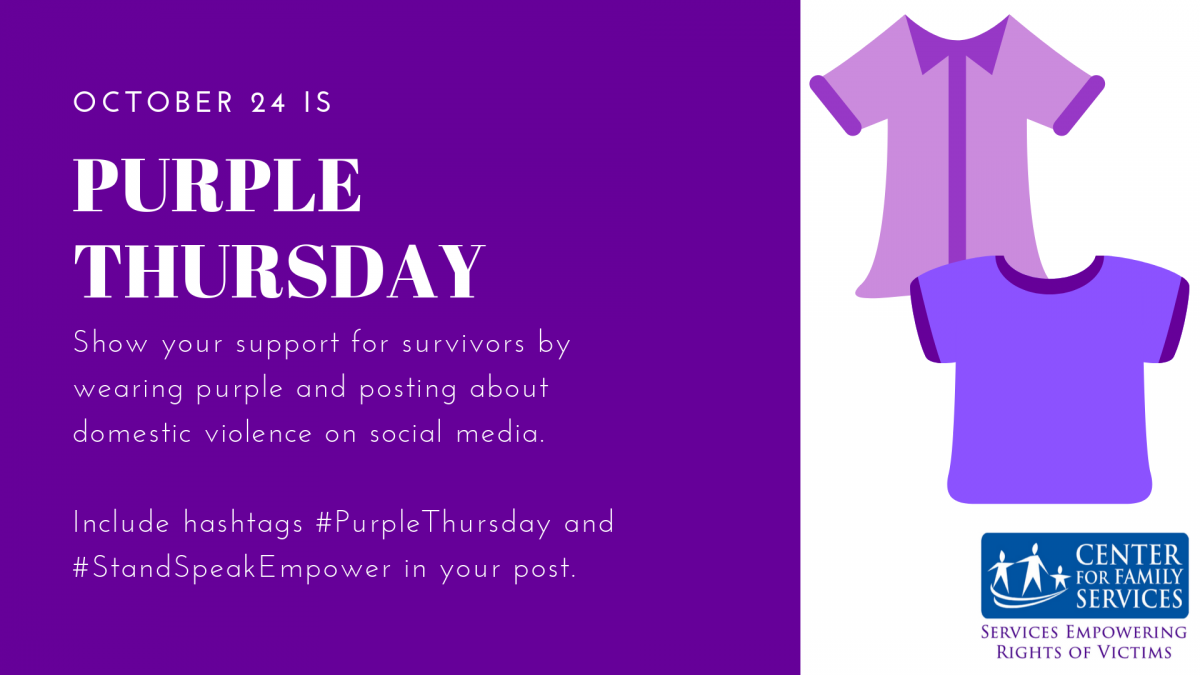Purple Thursday Center for Family Services